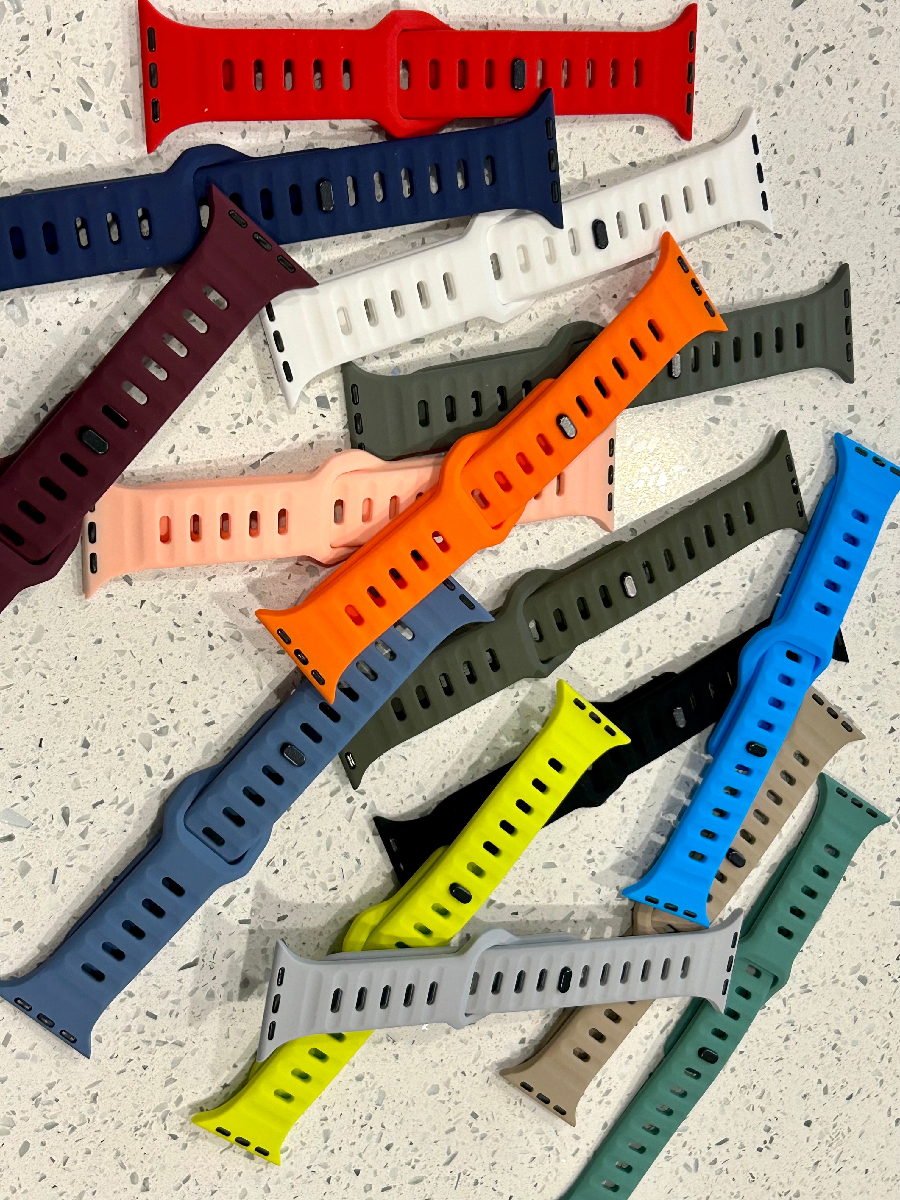 Silicone Ruffle sport band