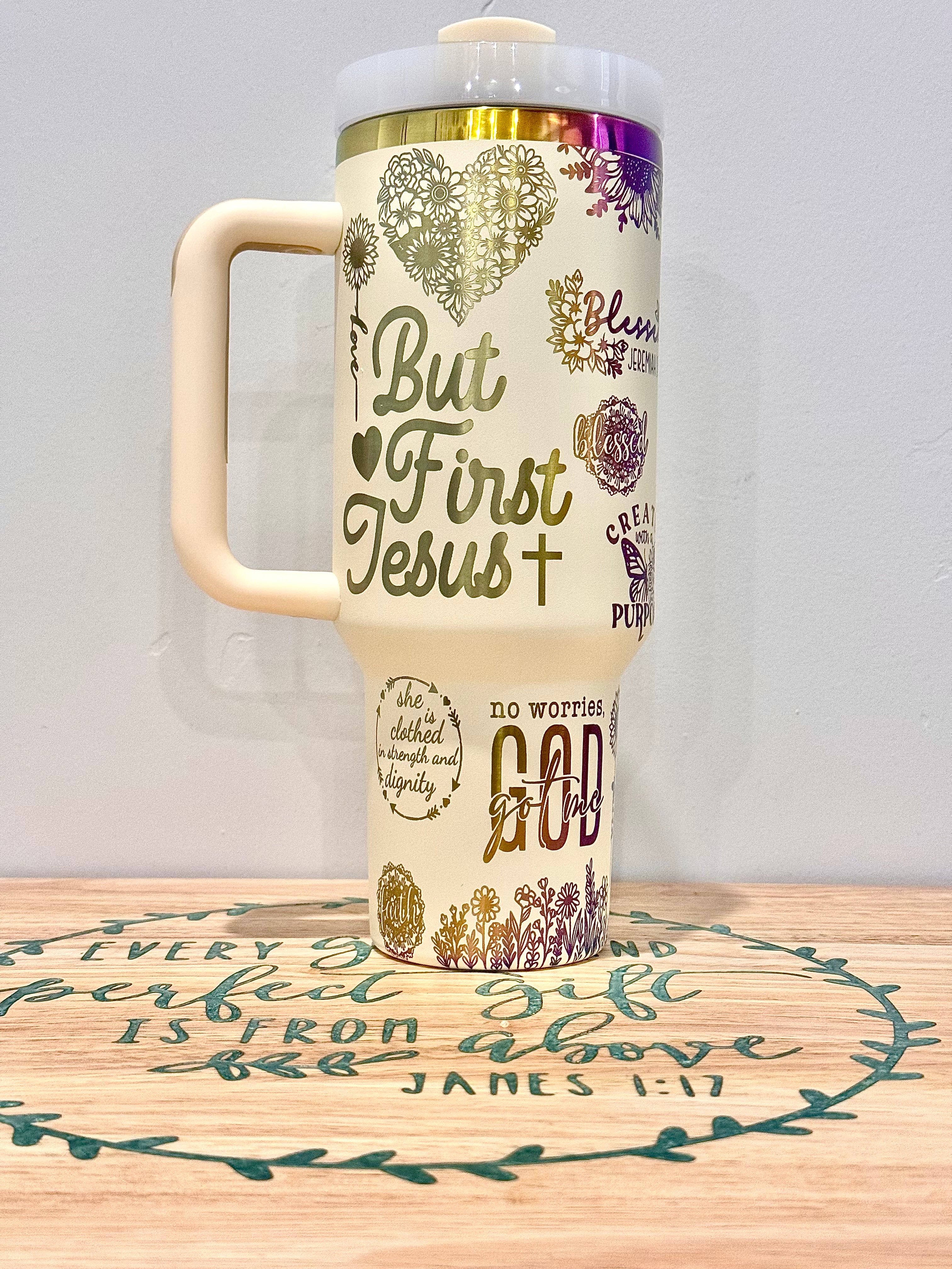 40oz redeemed scripture tumbler