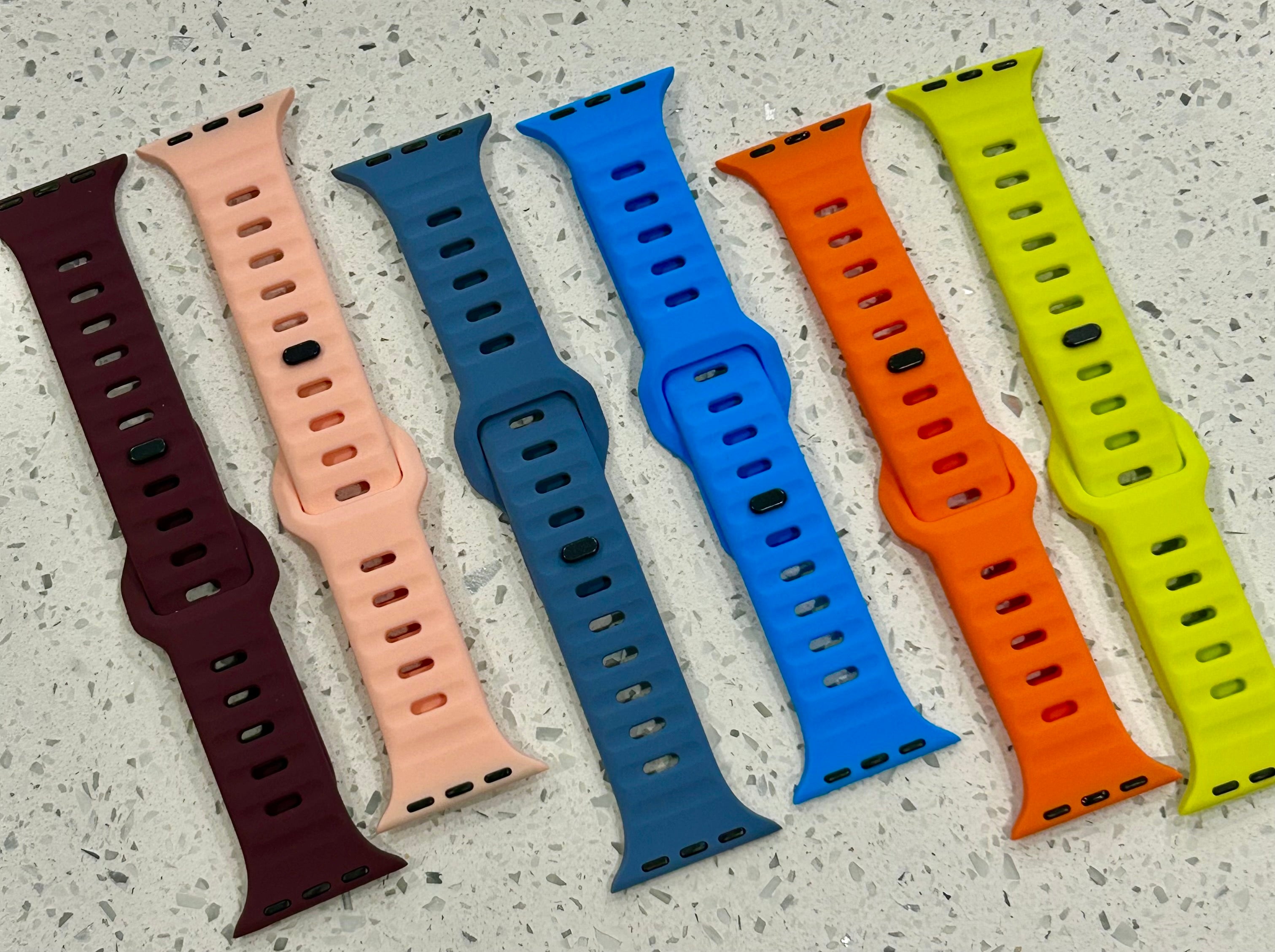 Silicone Ruffle sport band