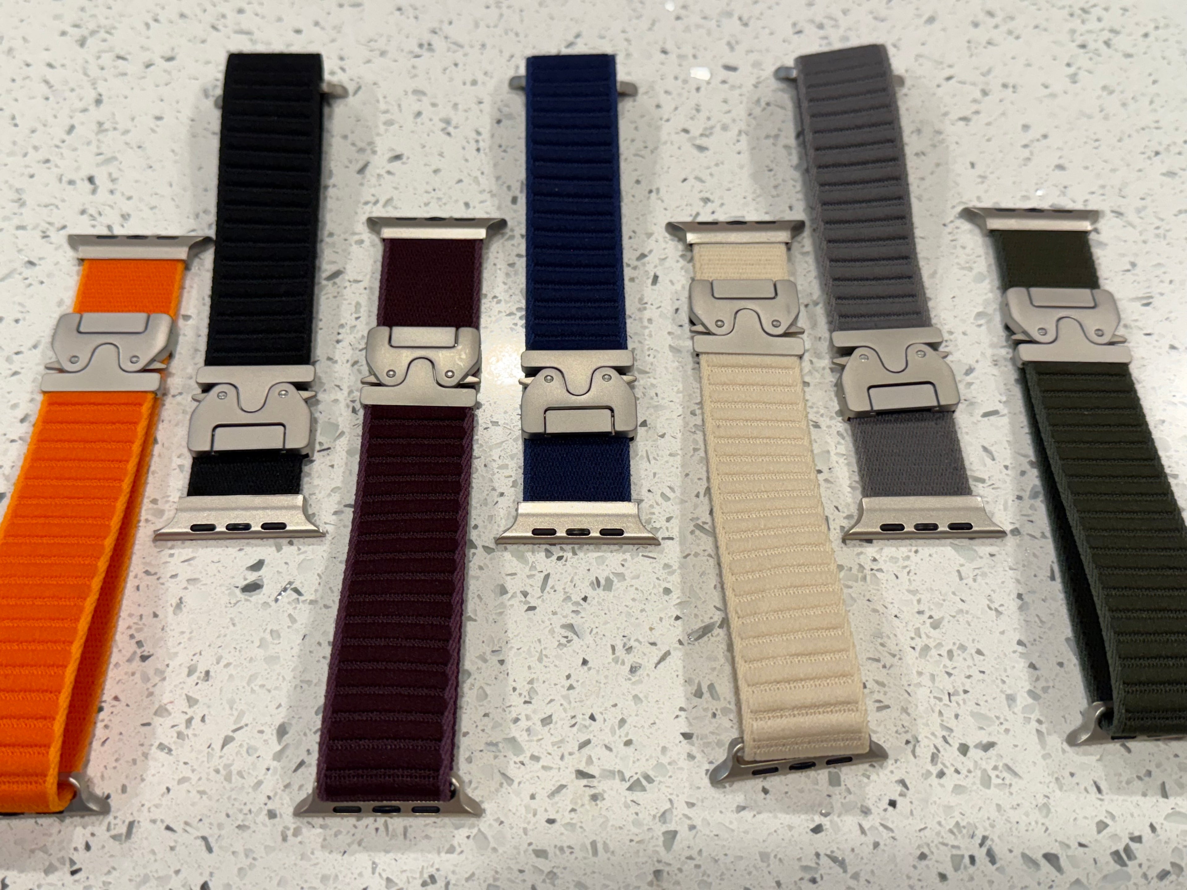 Nylon woven buckle Apple Watch band