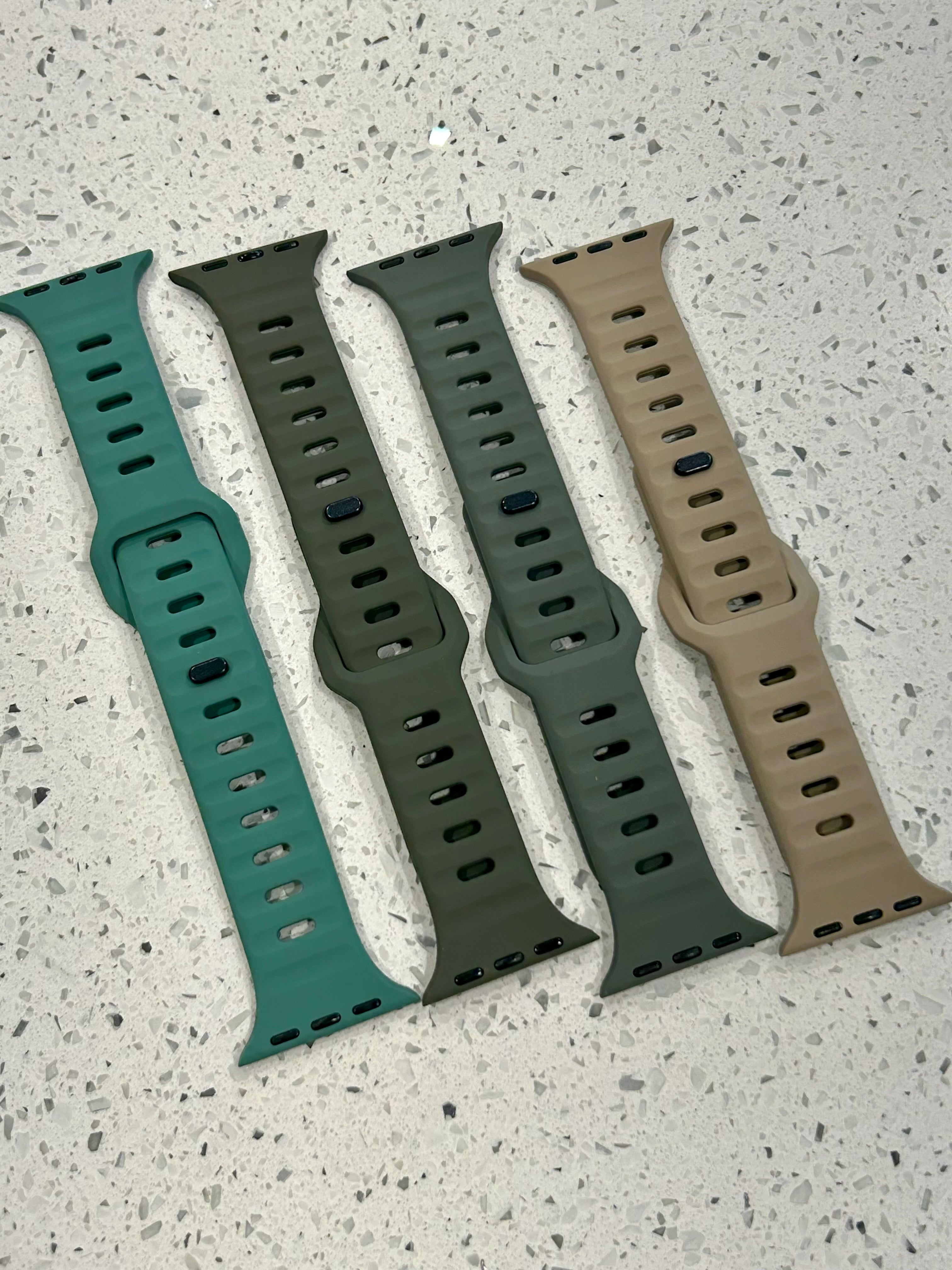 Silicone Ruffle sport band