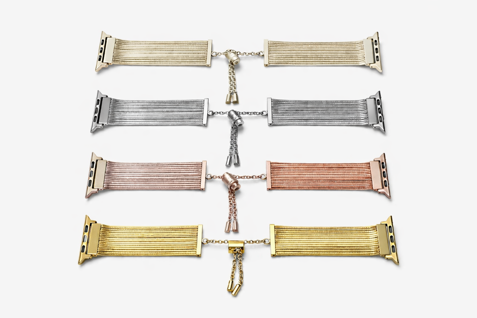 Loose mesh stainless steel Apple Watch band