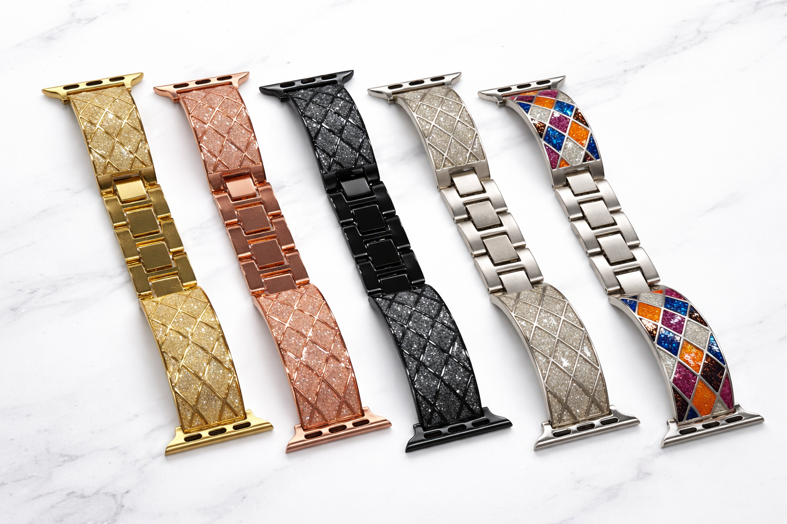 Stainless steel bangle Apple Watch band