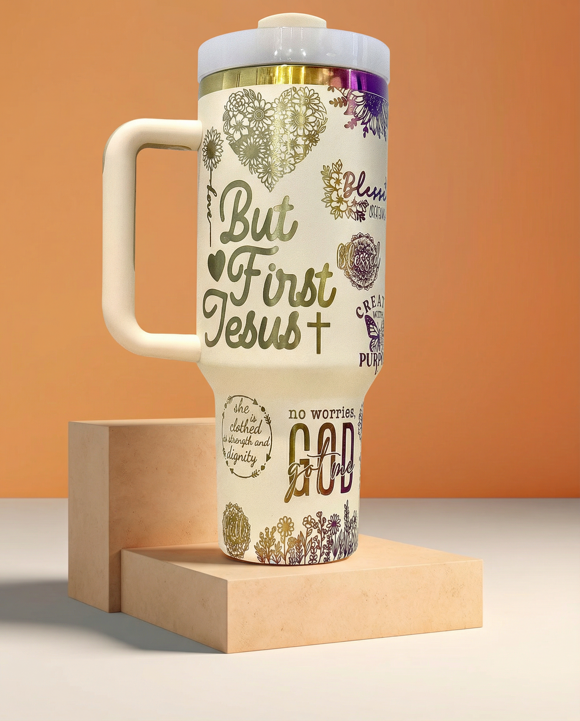 40oz redeemed scripture tumbler